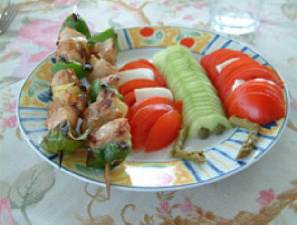 Brochette de poulet
