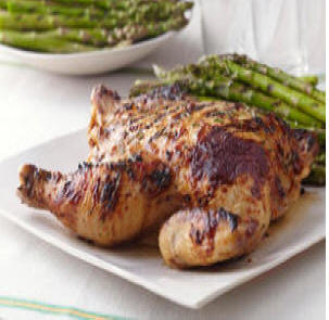 Poulet grill� en crapaudine