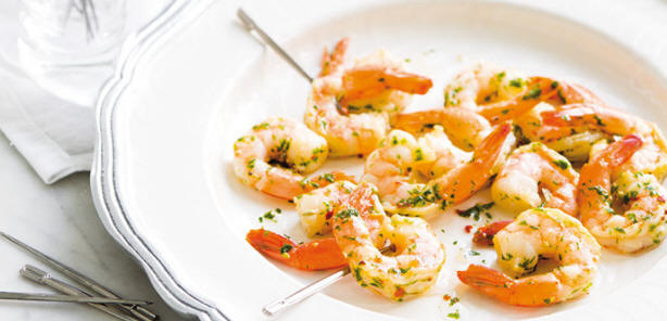 Crevettes marin�es